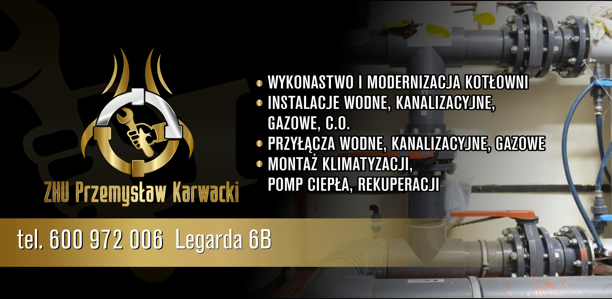 ZHU Przemysław Karwacki - pełen zakres usług hydraulicznych, wyceny i fachowe doradztwo