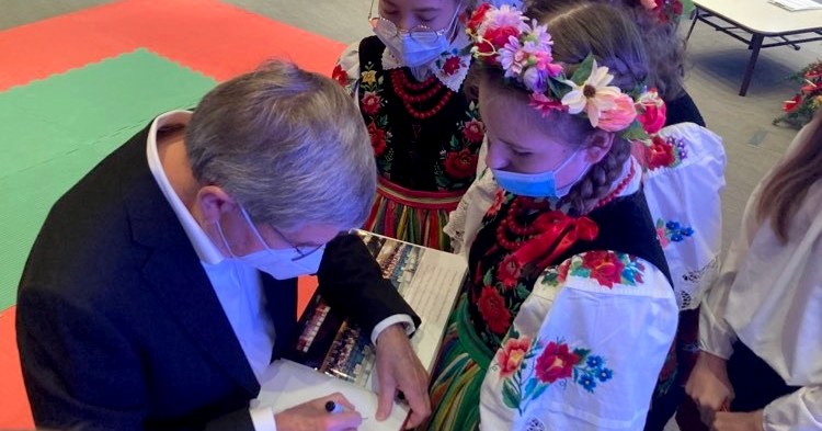 Uczniowie szkoły w Pacynie spotkali się z Prezydentem MKOL [ZDJĘCIA]