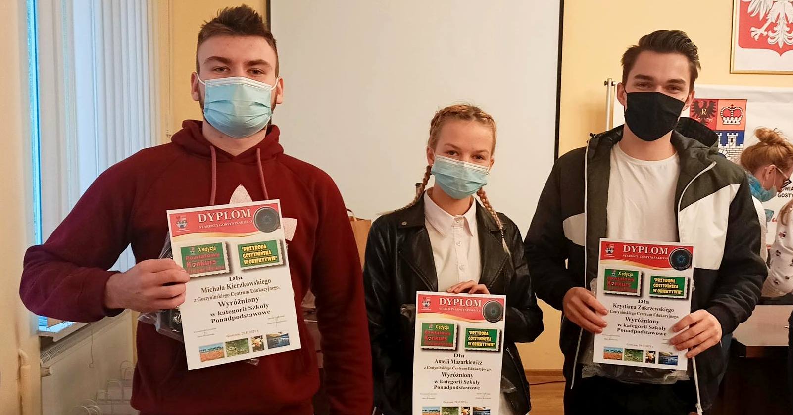 Uczniowie GCE wyróżnieni w konkursie powiatowym [ZDJĘCIA]