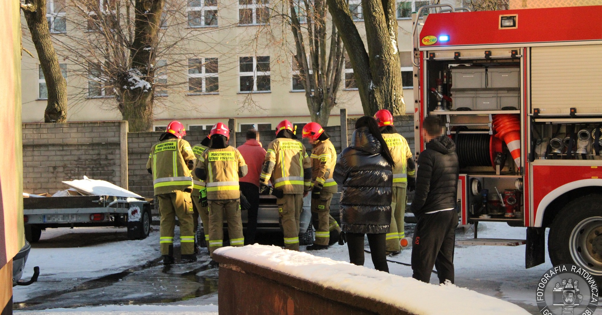 Przy ul. Armii Krajowej płonęło auto [ZDJĘCIA]