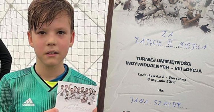 Młody zawodnik FEA Gostynin Jan Szmydt nagrodzony na turnieju w Warszawie [ZDJĘCIA]