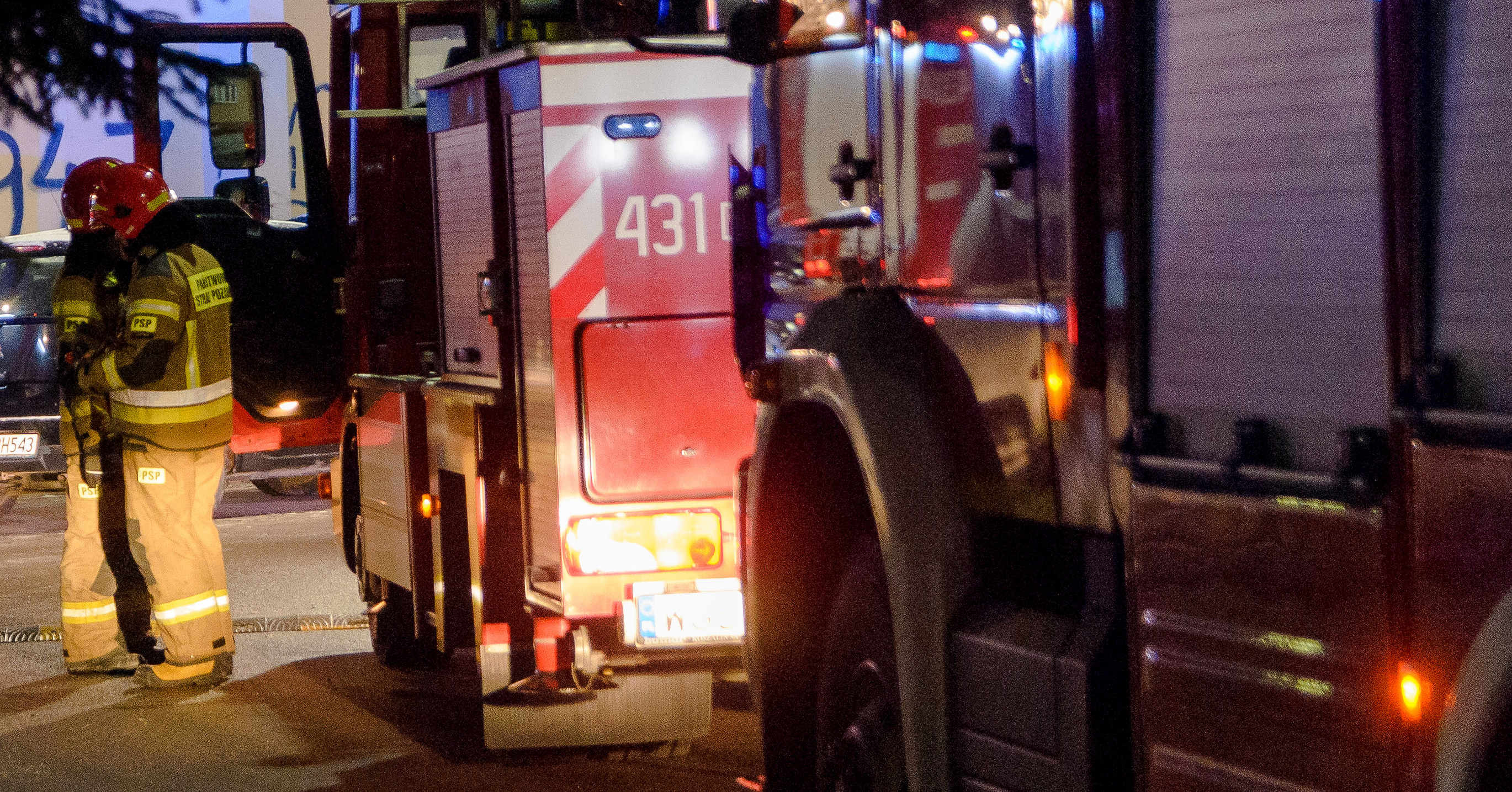 Pożar mieszkania na osiedlu przy ulicy Targowej. Znaleziono zwęglone zwłoki