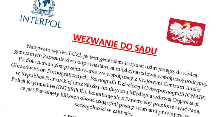 Napisał do ciebie Komendant Główny Policji? Uważaj, oszuści próbują wyłudzić twoje dane