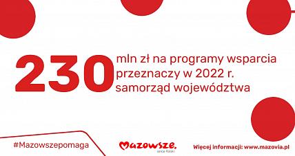 230 Mln Zł Na Programy Wsparcia. ...