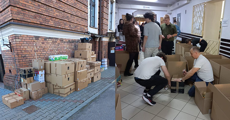 "Ogólniak" zebrał dary dla Ukrainy [ZDJĘCIA]