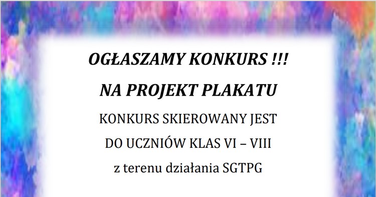 Konkurs na projekt plakatu