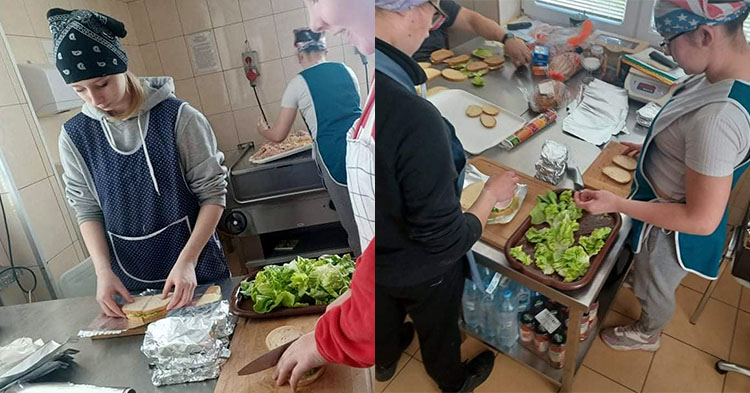 W GCE robili kanapki dla ukraińskich uchodźców [ZDJĘCIA]