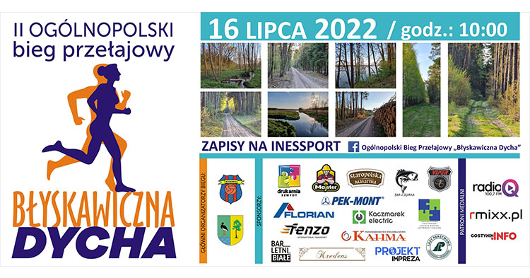 Trwają zapisy do II Ogólnopolskiego Biegu Przełajowego "Błyskawiczna Dycha"