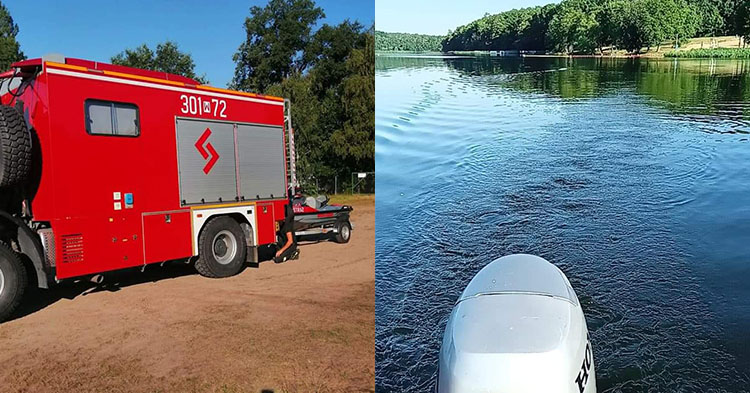 Tragedia w Grabinie. Utonął 21-letni kajakarz