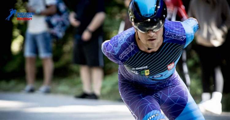 Łukasz Flejszer z 2 miejscem międzynarodowego półmaratonu w Ruciane Nida [ZDJĘCIA]