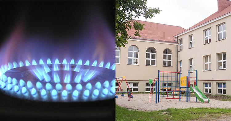 Gazowy paraliż w Gostyninie. Dzieci w szkole nie zjedzą dzisiaj obiadu