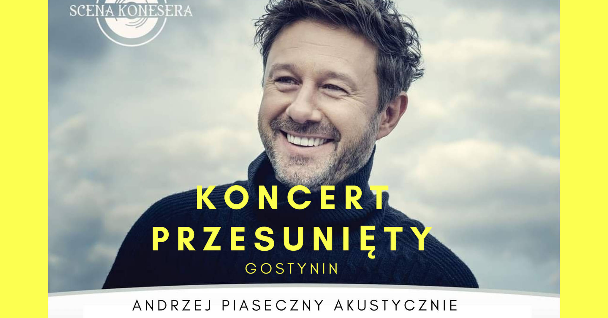 Andrzej Piaseczny w Gostyninie. Zmiana terminu koncertu