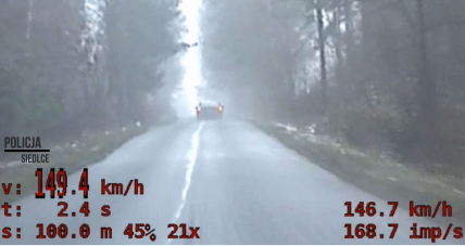 149 Km/h. W Obszarze Zabudowanym....