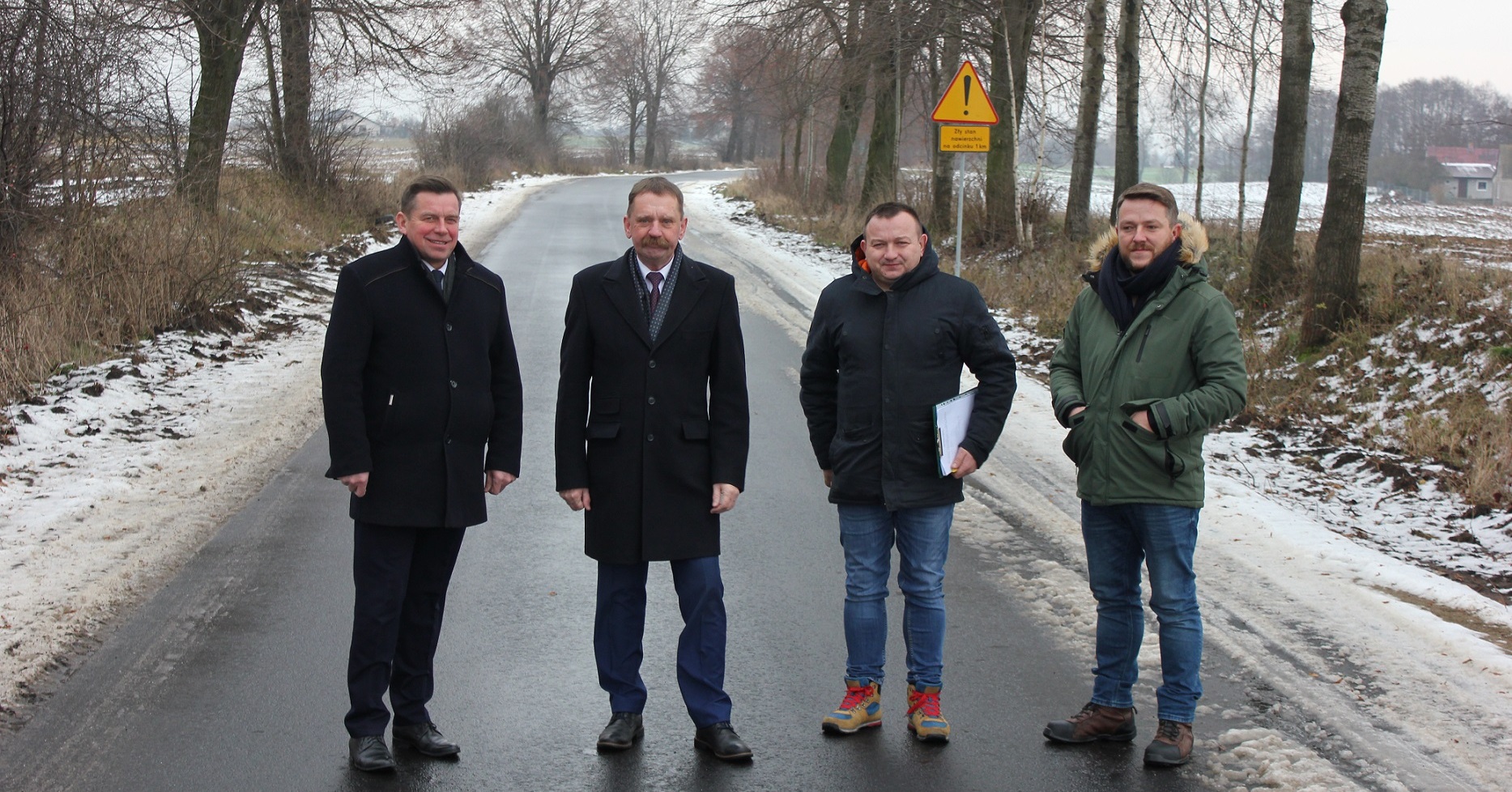 Odbiór odcinka drogi powiatowej nr 1406W gr. województwa – Piotrów [ZDJĘCIA]