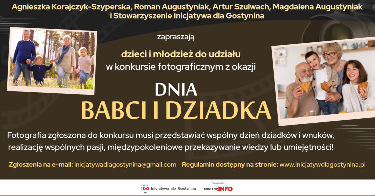 Dzień Babci i Dziadka - konkurs fotograficzny dla dzieci i młodzieży