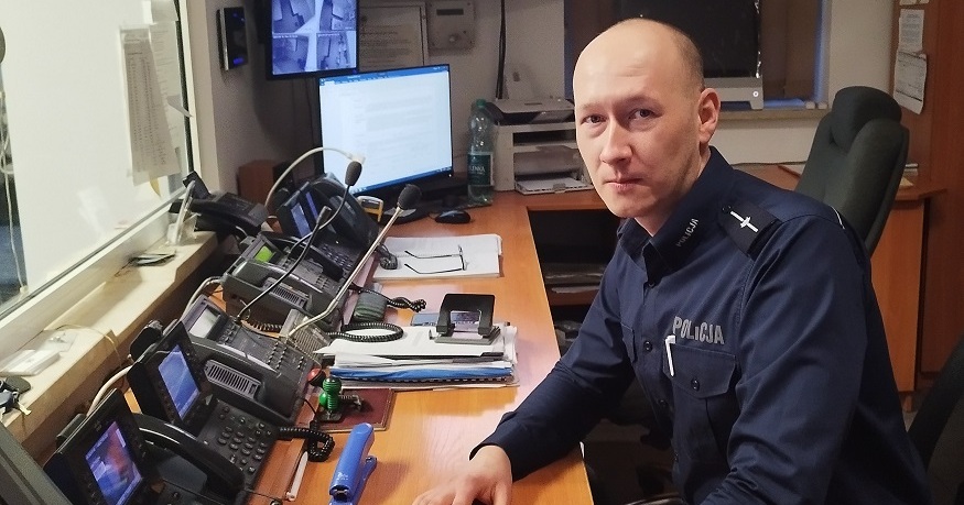 Dzięki szybkiej reakcji gostynińskiego policjanta uratowano ludzkie życie