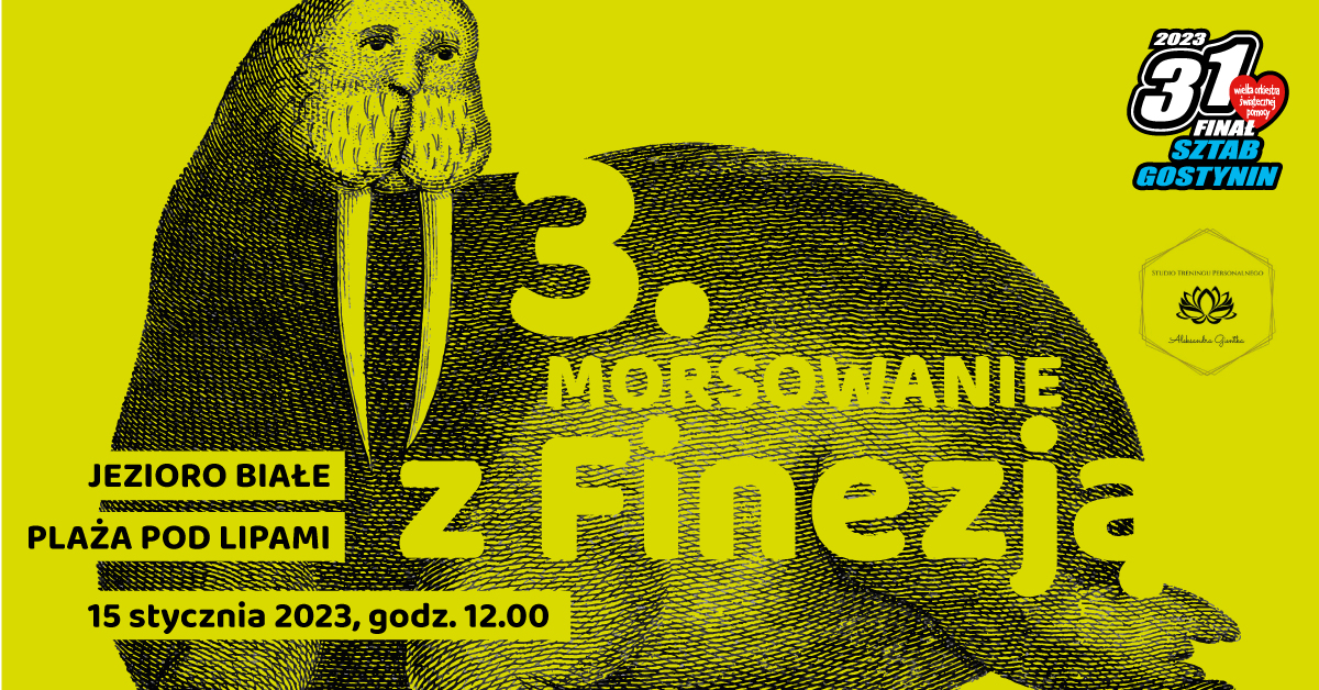 To już w niedzielę! 3. Morsowanie z Finezją dla WOŚP
