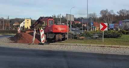 Trwa Przebudowa Rond W łącku I...