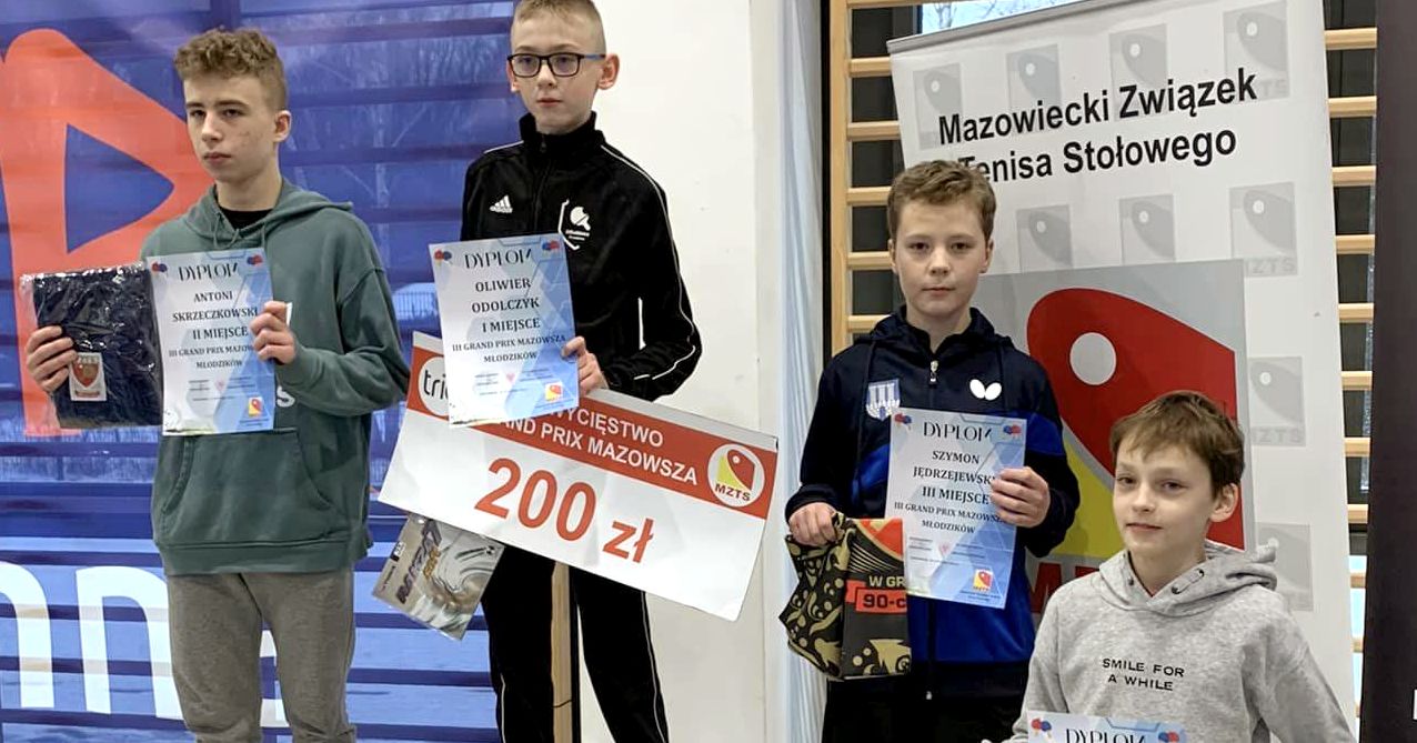 Szymon Jędrzejewski z UKS Alfa z brązowym medalem Grand Prix Mazowsza [ZDJĘCIA]
