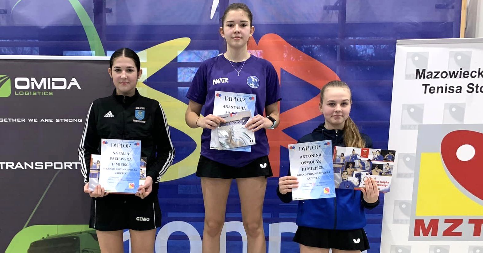 Tosia Osmolak na podium III Grand Prix Mazowsza w kategorii kadetka [ZDJĘCIA]