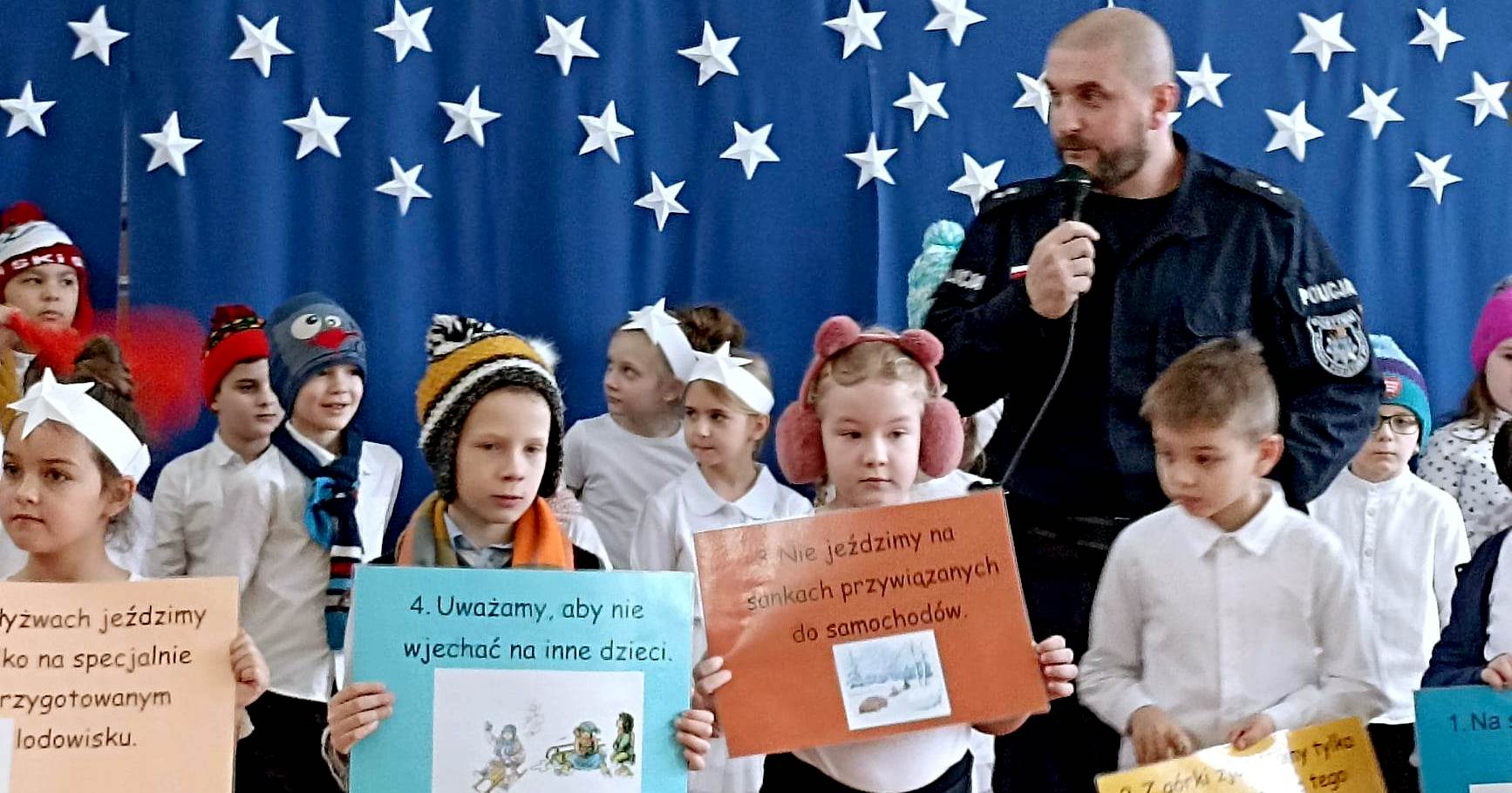 Zimowy apel w SP3 [ZDJĘCIA]