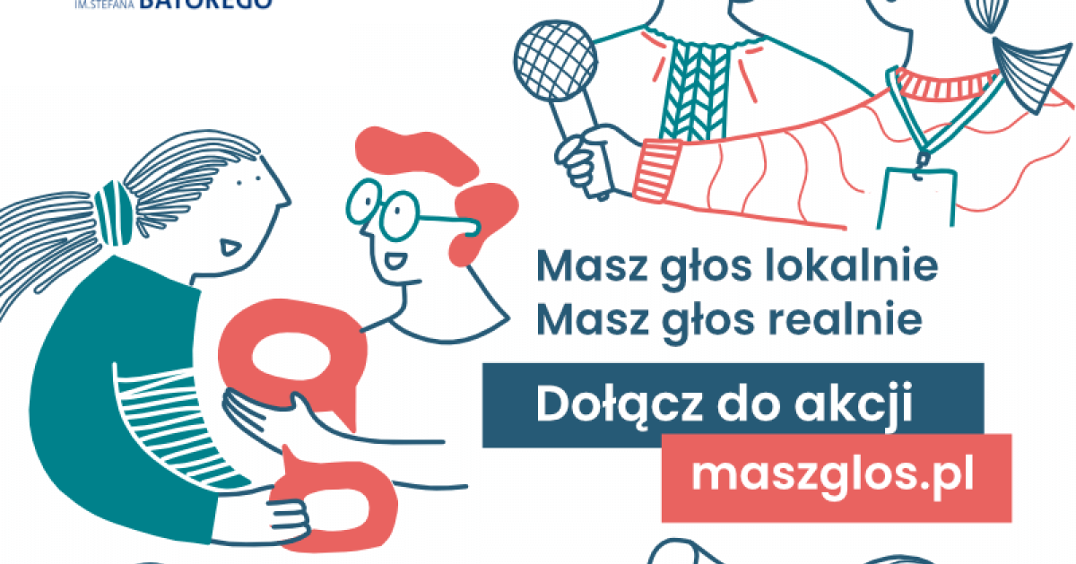 Działaj lokalnie – skorzystaj z pomocy ogólnopolskiej akcji Masz Głos!