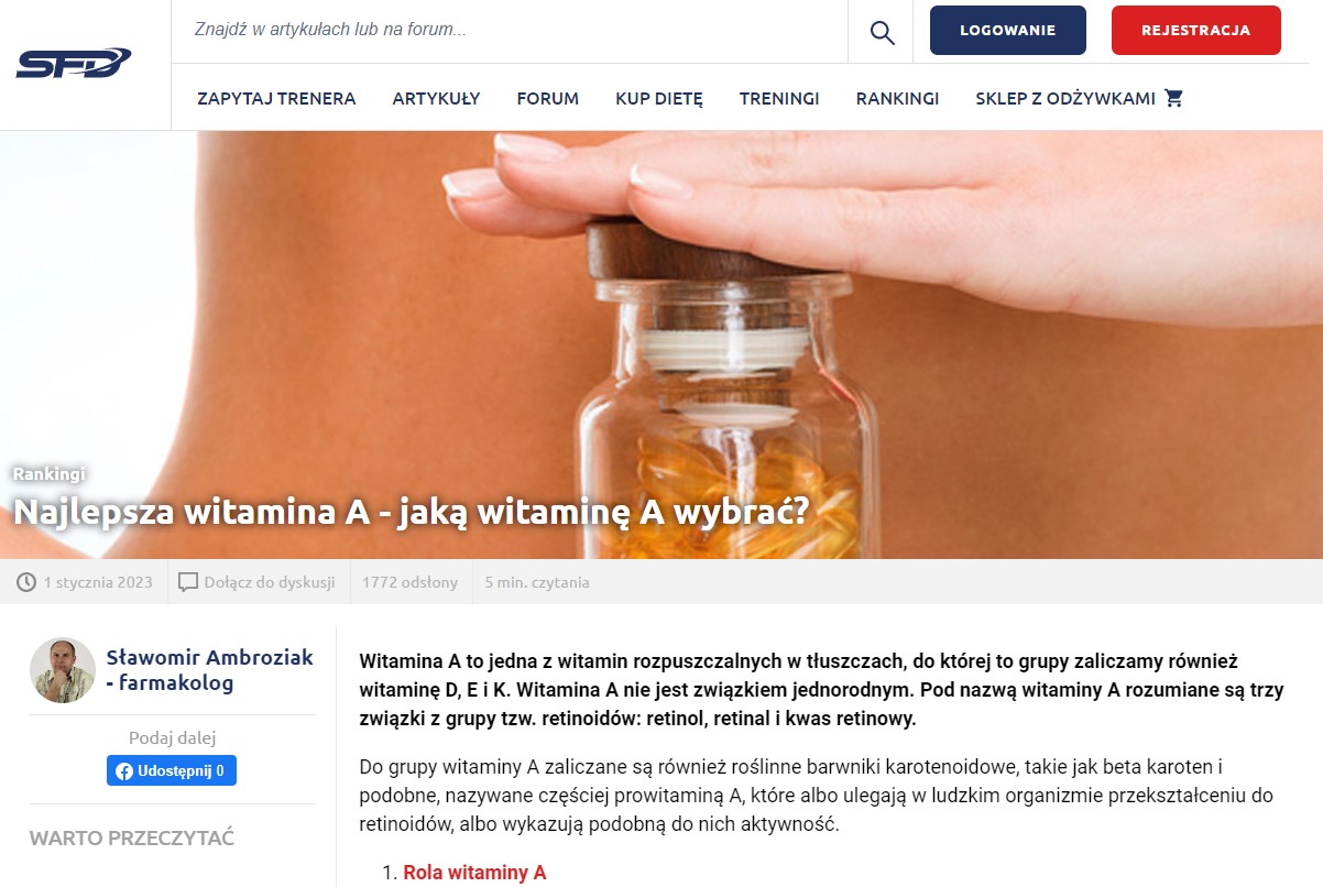 Co warto wiedzieć przed rozpoczęciem suplementacji witaminą A?
