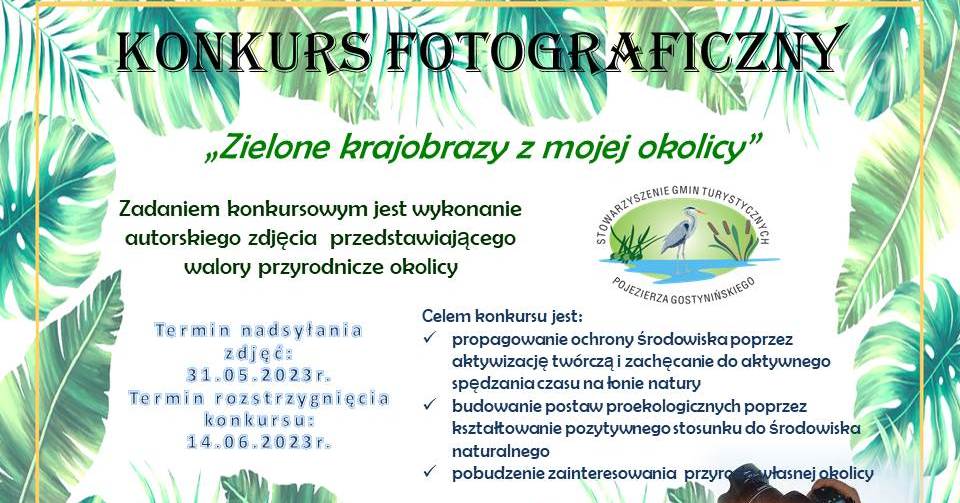 Konkurs fotograficzny - zielone krajobrazy w mojej okolicy