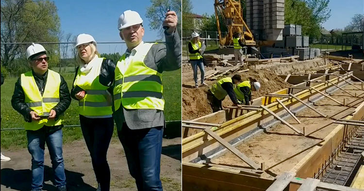 Trwa rozbudowa Zespołu Szkół w Szczawinie Kościelnym na potrzeby przedszkola [VIDEO]