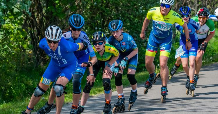 Całe podium dla wrotkarzy UKS Zwoleń-Team podczas 1 etapu Pucharu Kaszub na dystansie półmaratonu [ZDJĘCIA]