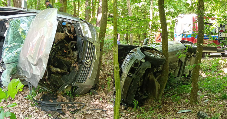 Wypadek w Sendeniu. Nie żyją dwie osoby [ZDJĘCIA]
