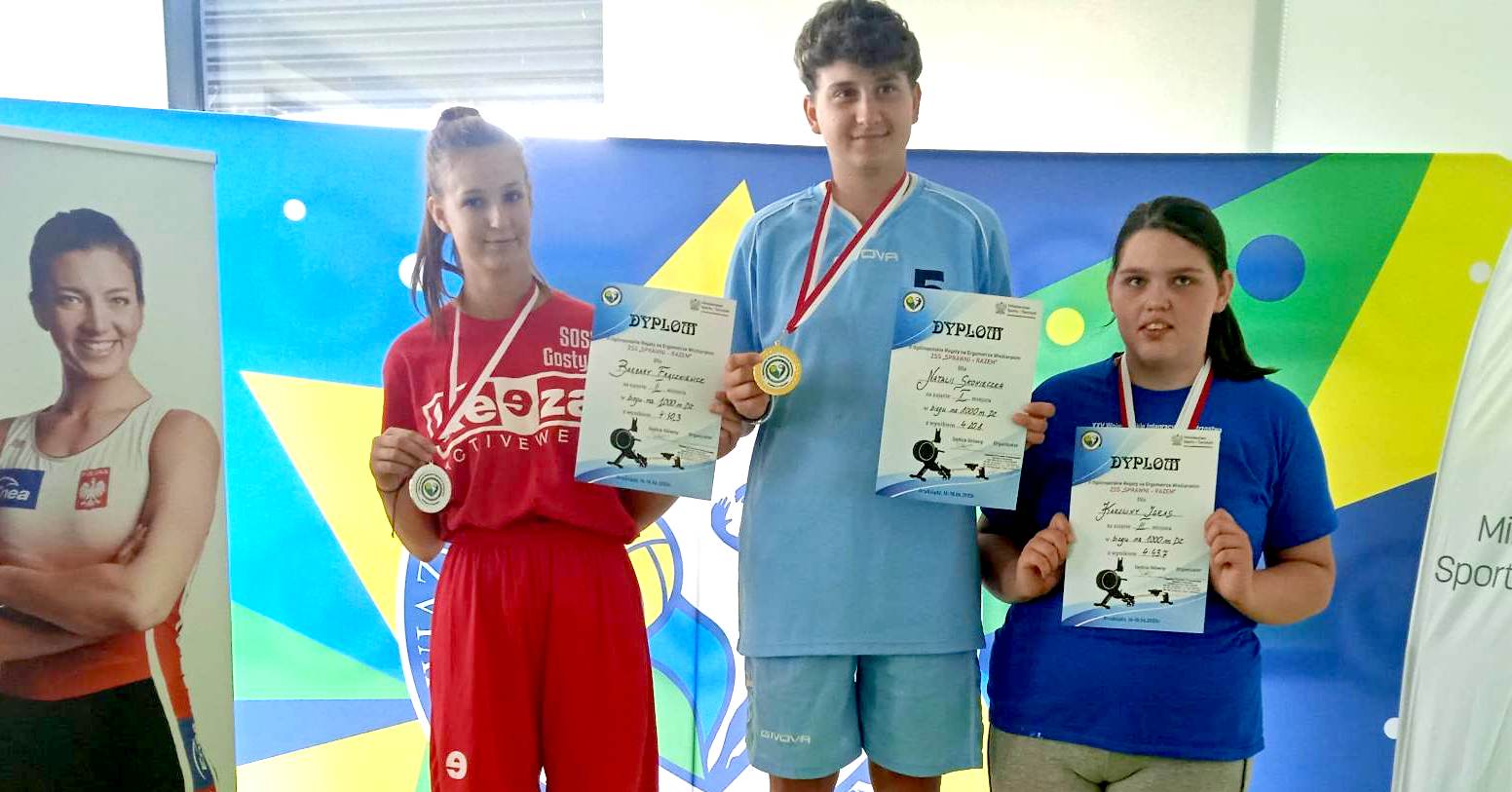 Trzy medale uczennicy SOSW w Gostyninie na ogólnopolskich zawodach [ZDJĘCIA]