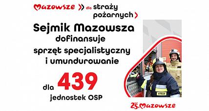 Mazowsze Wspiera Strażaków Z...