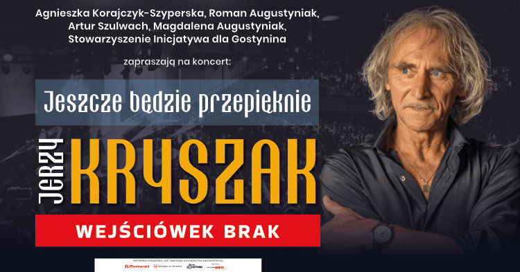 Nie ma już wejściówek na występ Jerzego Kryszaka