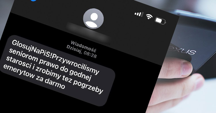 Uważajcie na oszustów. Darmowe pogrzeby dla seniorów. Polacy zasypani spamowymi SMS-ami