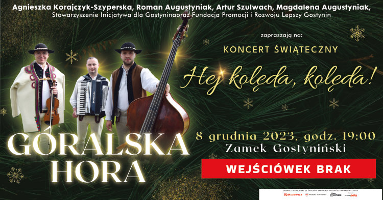 Nie ma już wejściówek na świąteczny koncert Góralskiej Hory