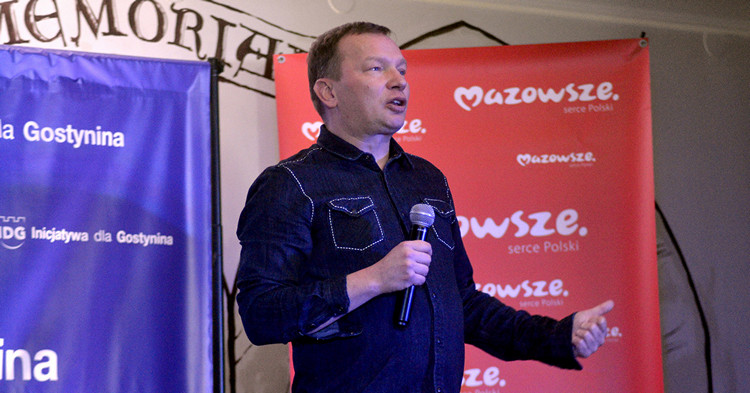 Tomasz Jachimek rozbawił publiczność w Gostyninie [ZDJĘCIA]