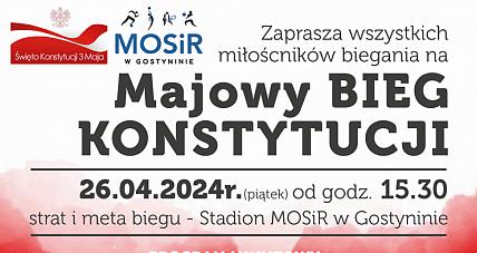 Mosir Zaprasza Na Majowy Bieg...