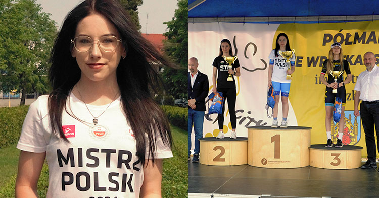 Kaja Sobiecka  „buduje tradycje wrotkarskie w Gostyninie" osiągając tytuł Długodystansowej MISTRZYNI POLSKI 2024 [ZDJĘCIA]