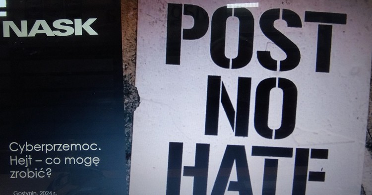 POST BEZ NIENAWIŚCI" - wspólne działania przedstawicieli NASK-a z gostynińskimi policjantami [ZDJĘCIA]