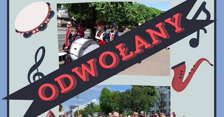 Dzisiejszy koncert Miejskiej Orkiestry Dętej odwołany!