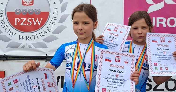 Siostry Deroń i Kyrylo Maliarevskyi z 11 medalami podczas Torowych Mistrzostw Polski w Tomaszowie Lubelskim [ZDJĘCIA]