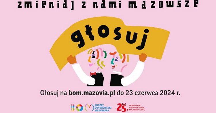 Te projekty będą realizowane. Znamy wyniki głosowania 5. edycji Budżetu Obywatelskiego Mazowsza