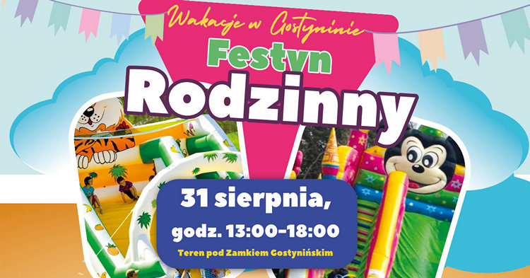 Radosne zakończenie wakacji. Zapraszamy na festyn rodzinny