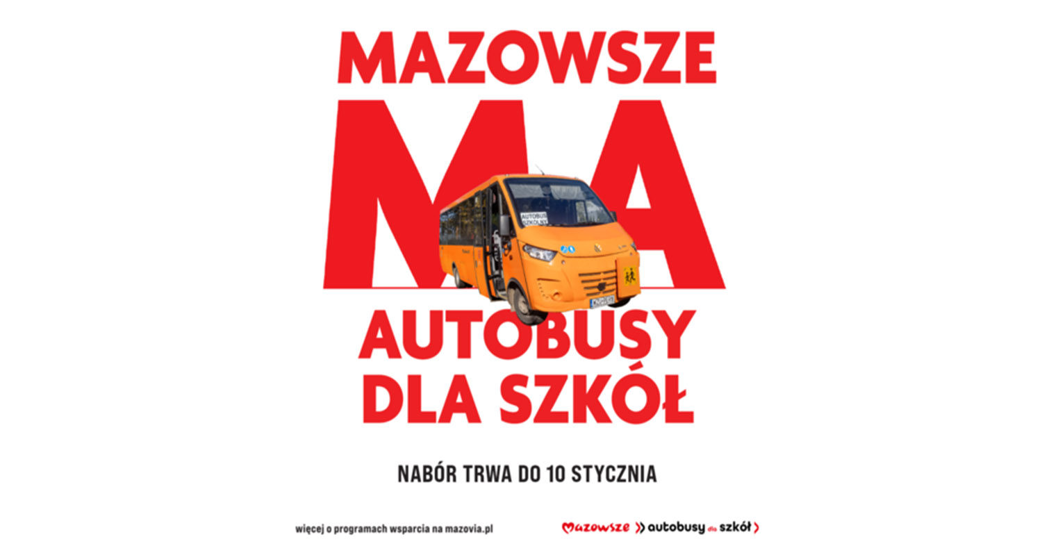 Mazowsze dofinansuje autobusy szkolne
