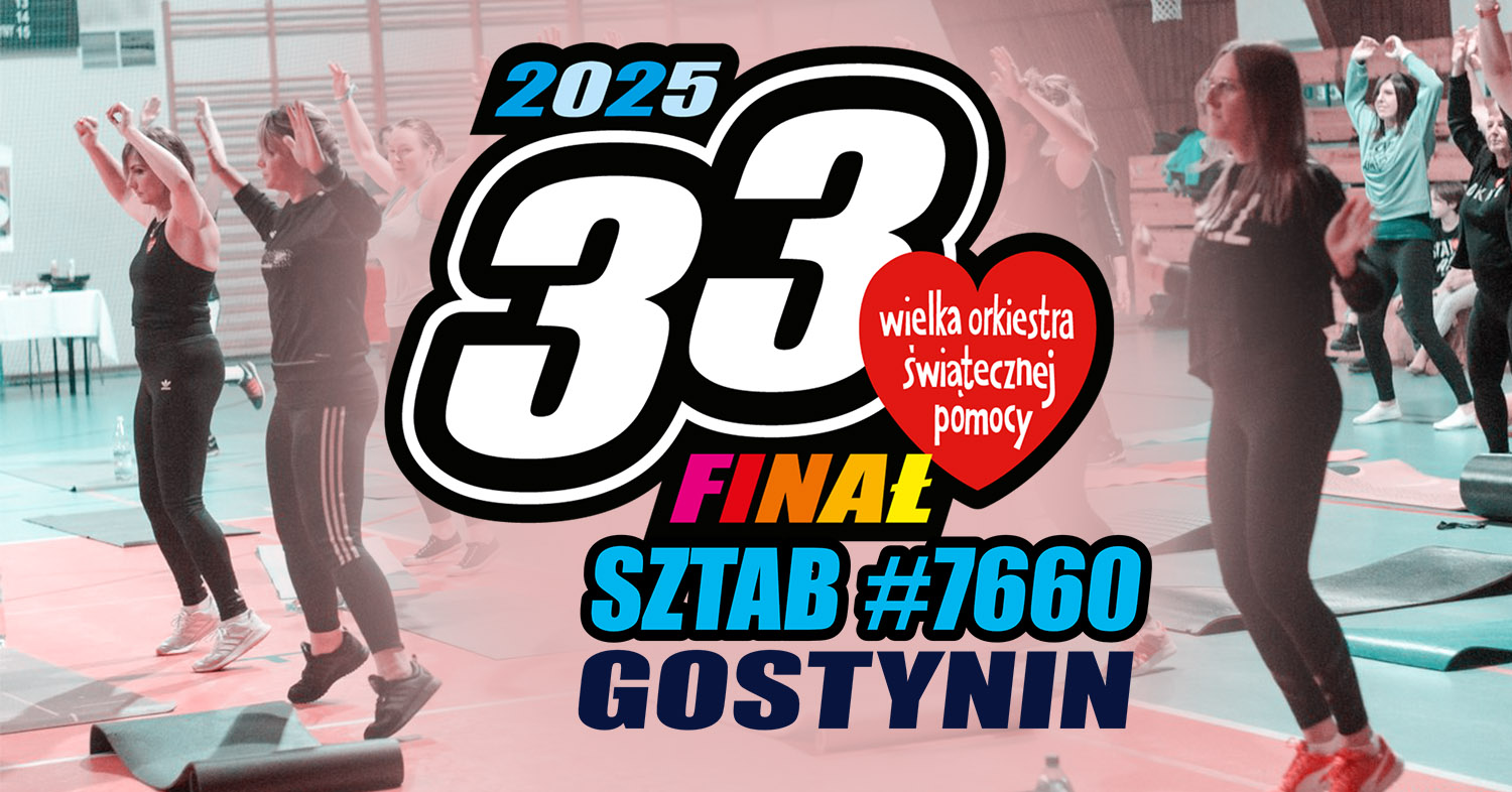 Zumba z orkiestrą zagra dla WOŚP w Gostyninie!