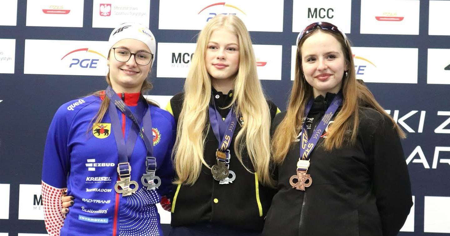 Nadia Machała Mistrzynią Polski w Łyżwiarstwie Szybkim [ZDJĘCIA]
