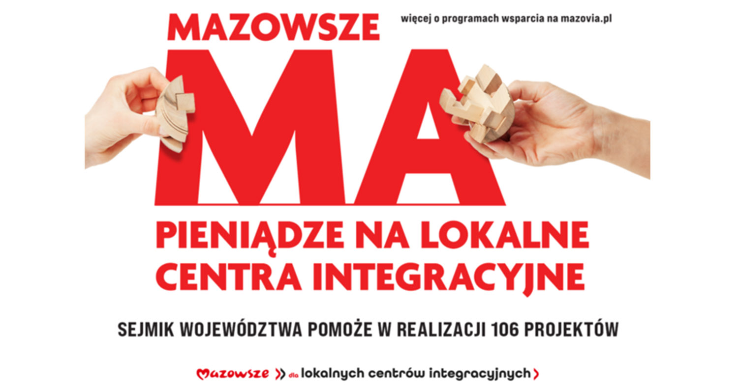 400 tys. zł na integrację mieszkańców Gminy Gostynin i Gminy Pacyna