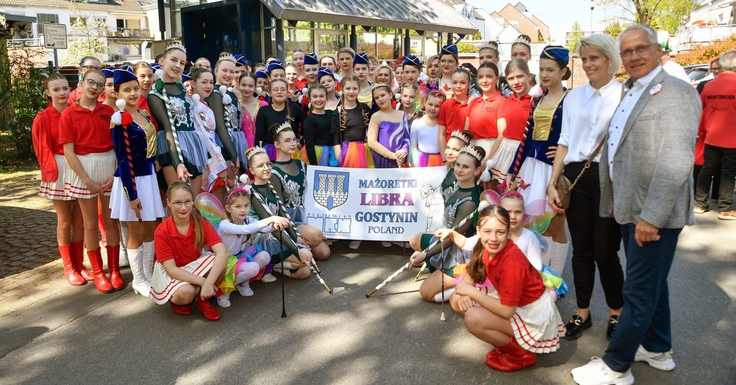 Władze Gostynina i Mażoretki Libra z oficjalną wizytą w partnerskim Langenfeld [ZDJĘCIA]