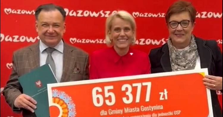 Gostynin z dofinansowaniem. Pieniądze trafią do OSP na sprzęt i remont strażnicy